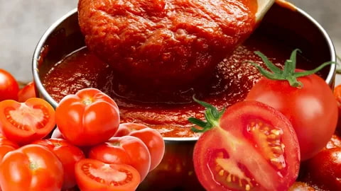 تصویر 4 از رب گوجه فرنگی همدانیان تهیه شده از گوجه های مرغوب با غلظت بالا و طعم اصیل
